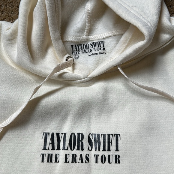 Taylor Swift cream Eras Tour hoodie - Picture 3 of 4